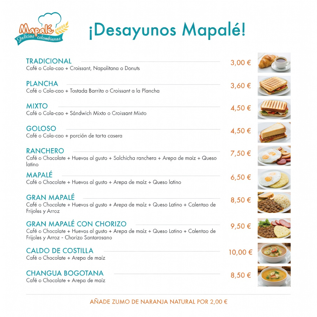 Menú del día